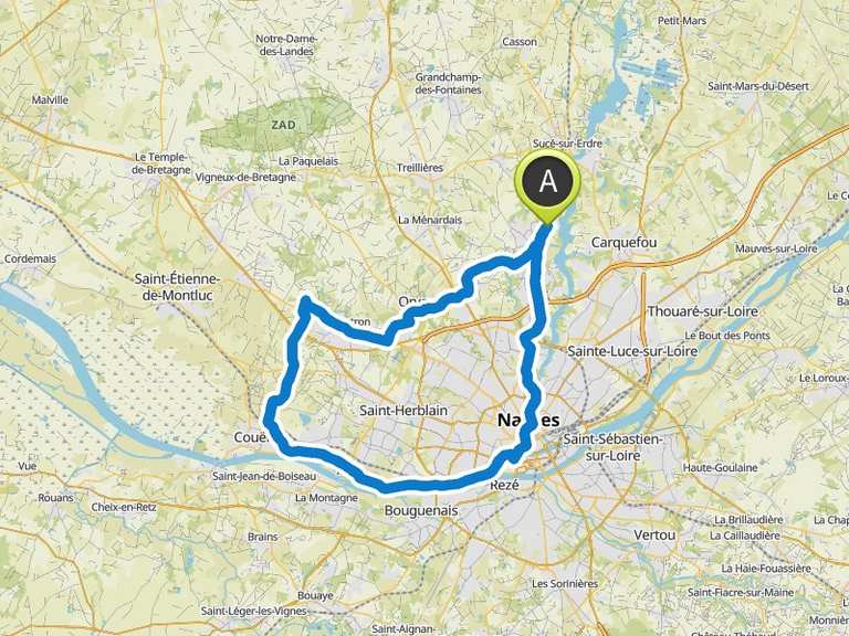 Quai des plantes Pont de la Motte Rouge Runde von La Chapelle