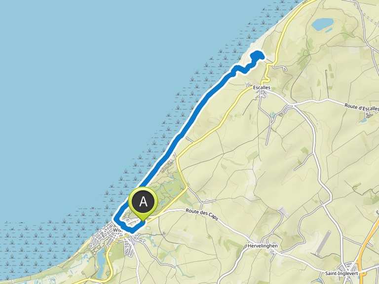 Cap Blanc Nez Petit Blanc Nez Circuit à partir de Wissant randonnée