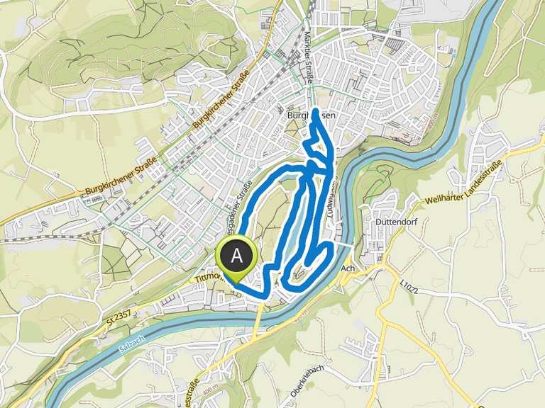 Hauptburg Burghausen Runde von Burghausen Wanderung Komoot