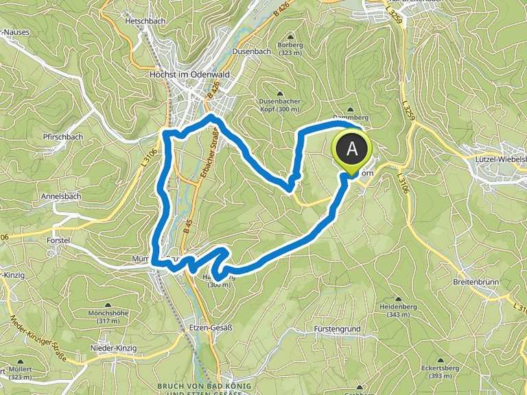 Mäuseturm – Obrunnschlucht Runde von Rimhorn | Wanderung | Komoot