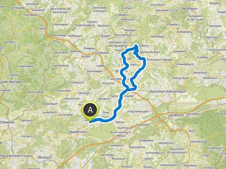 Der Glan Radweg – Über 100 Jahre alter Tunnel Runde von Kübelberg