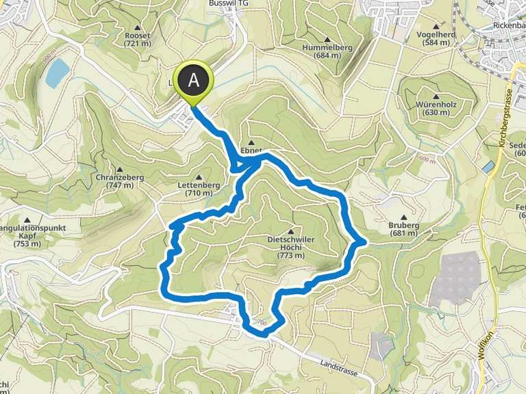 Aussicht – Giessenfall Runde von Littenheid | Wanderung | Komoot