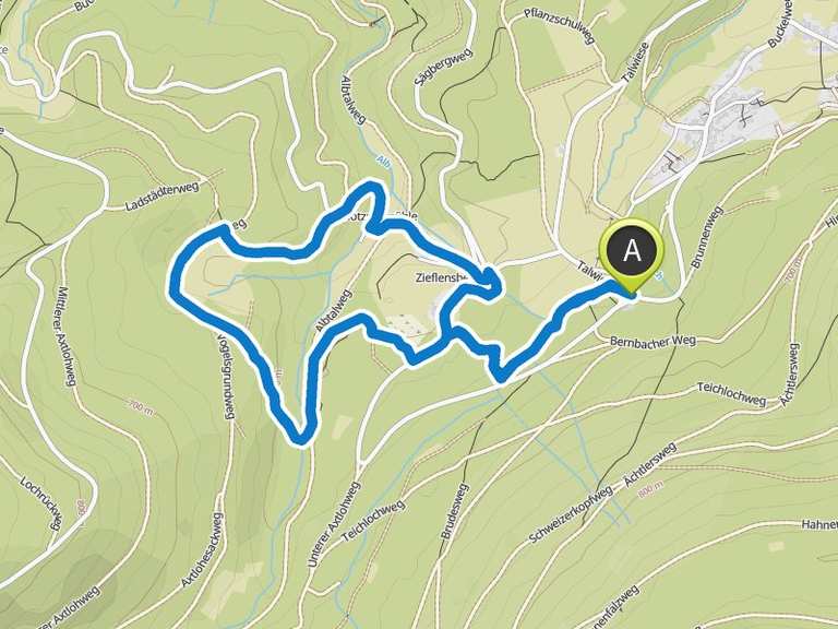 Wildkatzenpfad – über den Bach Runde von Bad Herrenalb | Wanderung | Komoot