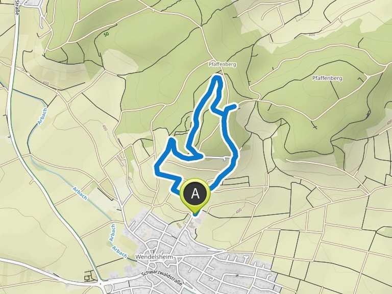 Aussichtspunkt mit Bänken – Märchensee Runde von Steinbruchstraße