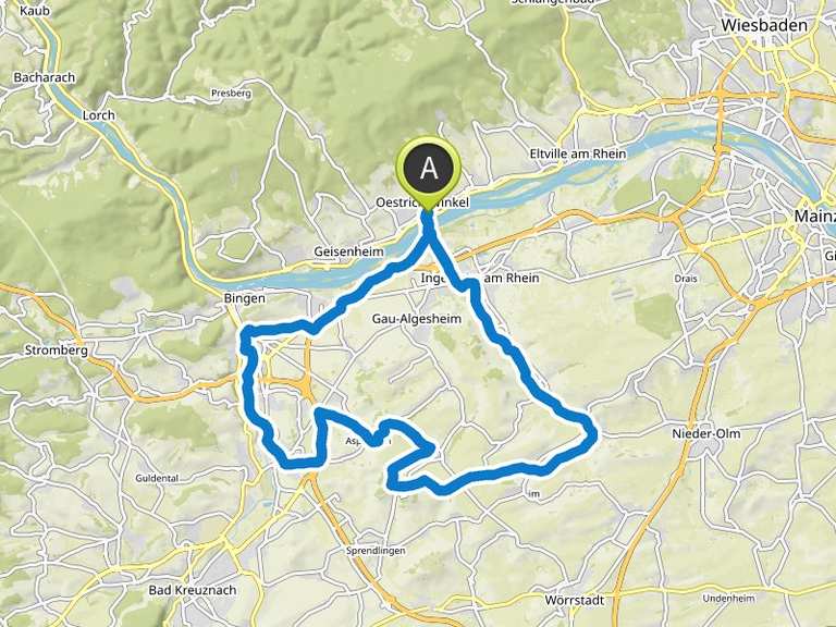 NaheRadweg Napoleonsturm Sprendlingen Runde von