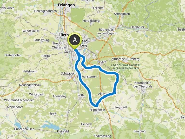 Schöner Kanalblick – Alter Kanal Runde von Nürnberg-Eibach