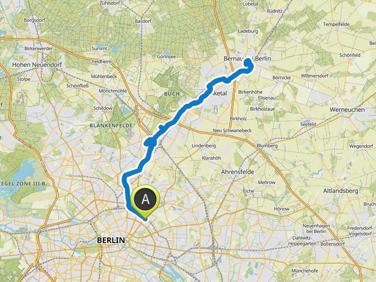 Schön entlang der Panke – Pankeweg Runde von Buch | Fahrradtour | Komoot