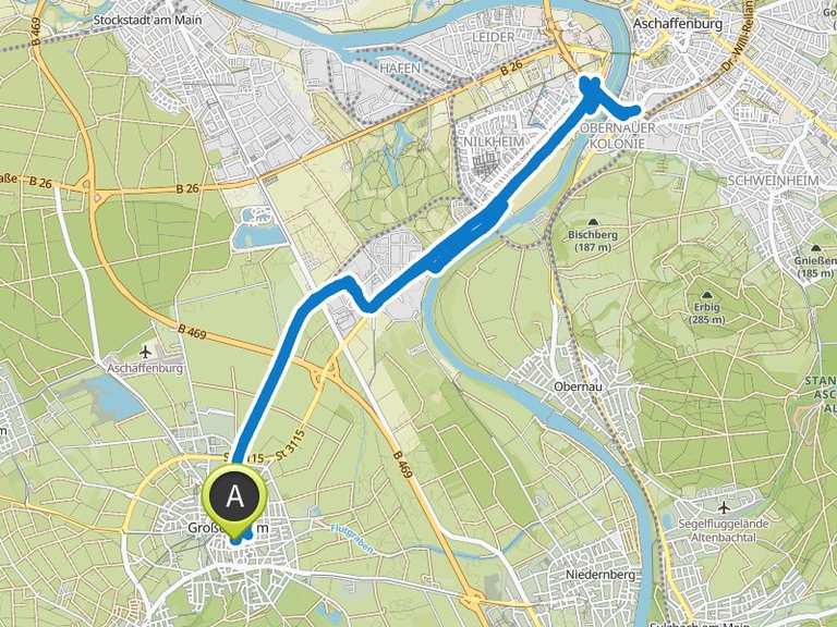 gps fahrrad route planen speichern senden