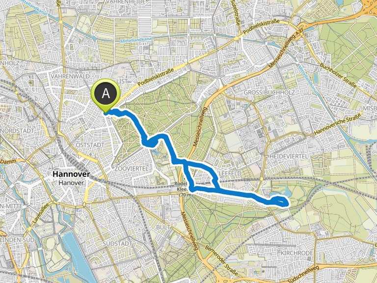 Eilenriede – Kunst im Lönspark Runde von Lister Platz | Wanderung | Komoot