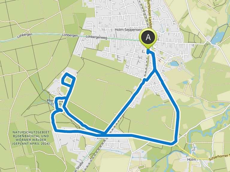 Pferdekopf – Büsenbachtal Runde von Holm-Seppensen | Fahrradtour | Komoot