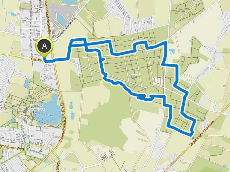 Tangestedter forrest – Schöne Aussicht Runde von Norderstedt