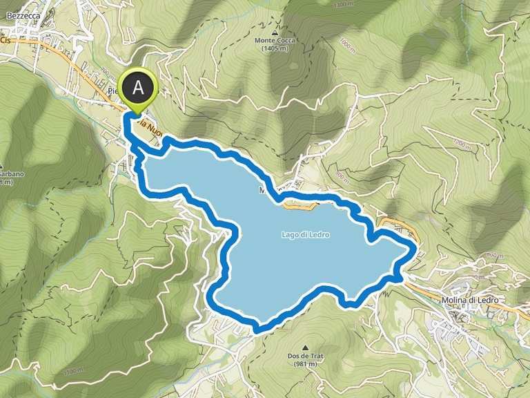 Lago di Ledro – Lago di Ledro Itinerario ad anello da Pieve di Ledro