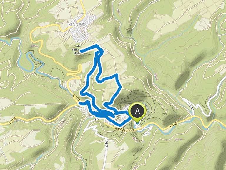 Viktoriahöhe – Abstieg nach Bad Bertrich Runde von Bad Bertrich