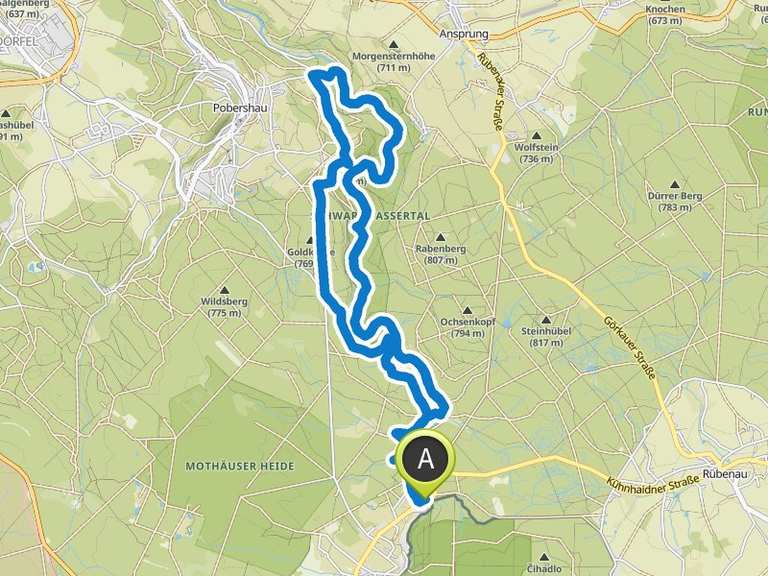 Der grüne Graben – Schwarzwassertal Runde von Kühnhaide | Wanderung