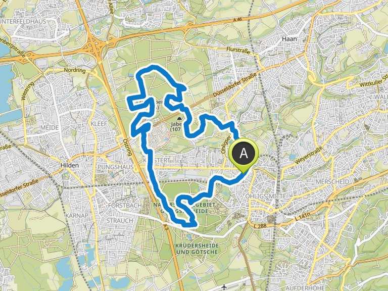 Ohligser Heide – Malerisches Bachtal Runde von Solingen Vogelpark