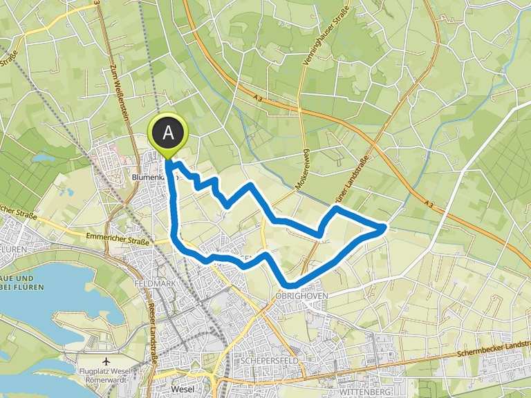 Barenschleuse Haus Duden In Wesel Loop From Blumenkamp Bike
