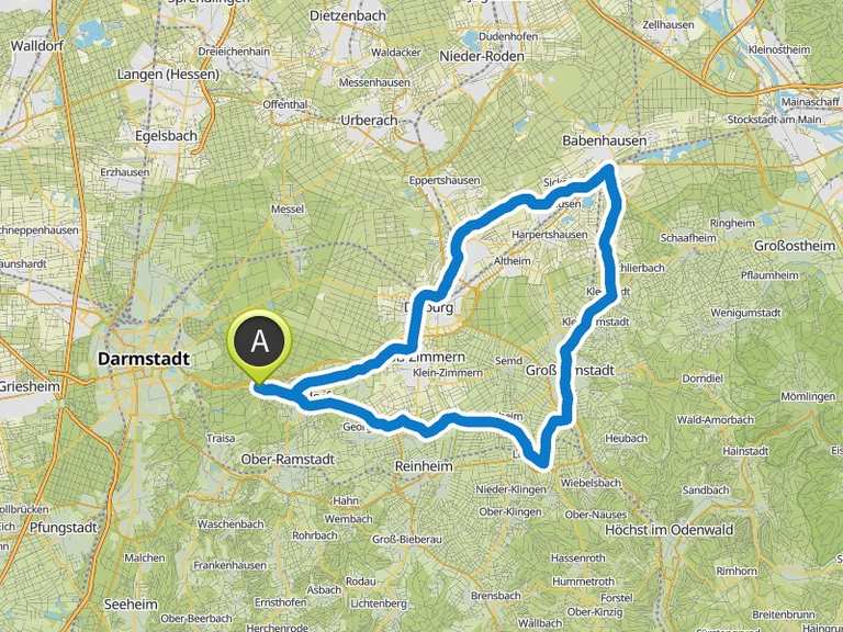 Reinheimer Teich Naturschutzgebiet Runde von Bessunger Forsthaus
