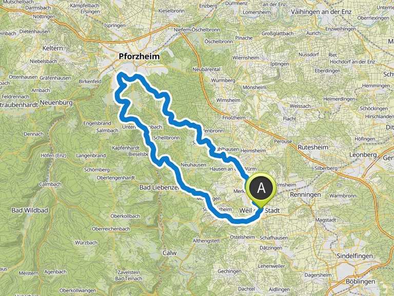 Würmtal – Würm Runde von Weil der Stadt | Fahrradtour | Komoot