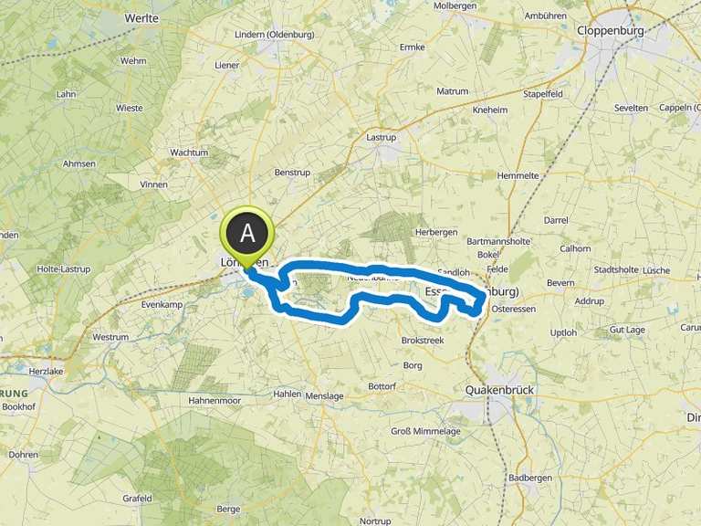 Radweg entlang der Hase – Abstecher zur Hase Runde von Löningen