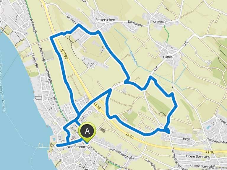 Aussichtspunkt Runde von Nonnenhorn Wanderung Komoot