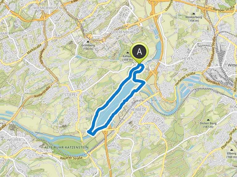 Kemnader See – Kemnader See Runde von Witten | Wanderung | Komoot