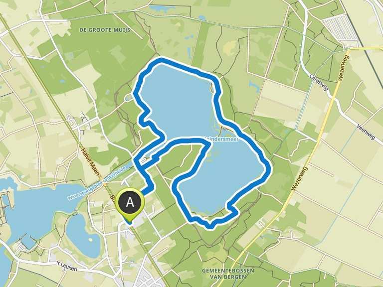 Maasduinen Reindersmeer – Reindersmeer Rondje vanuit Well | wandeling