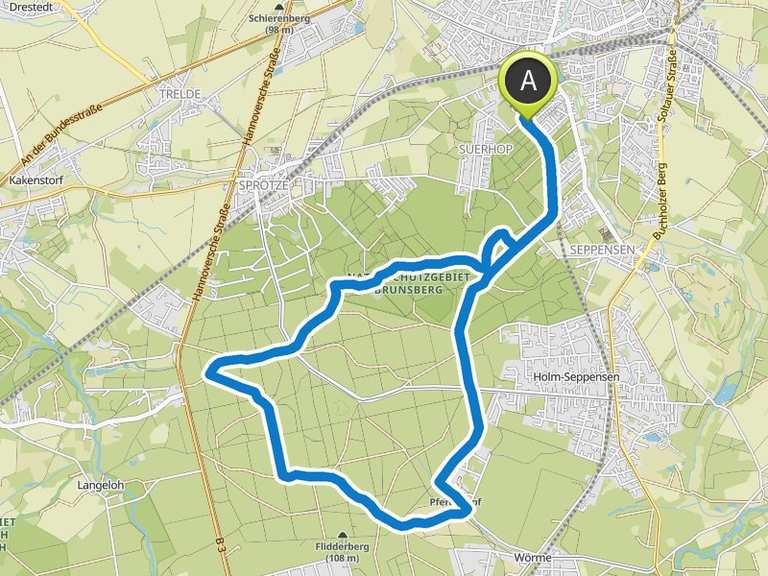 Brunsberg – Büsenbachtal Runde von Buchholz (Nordheide) | Wanderung