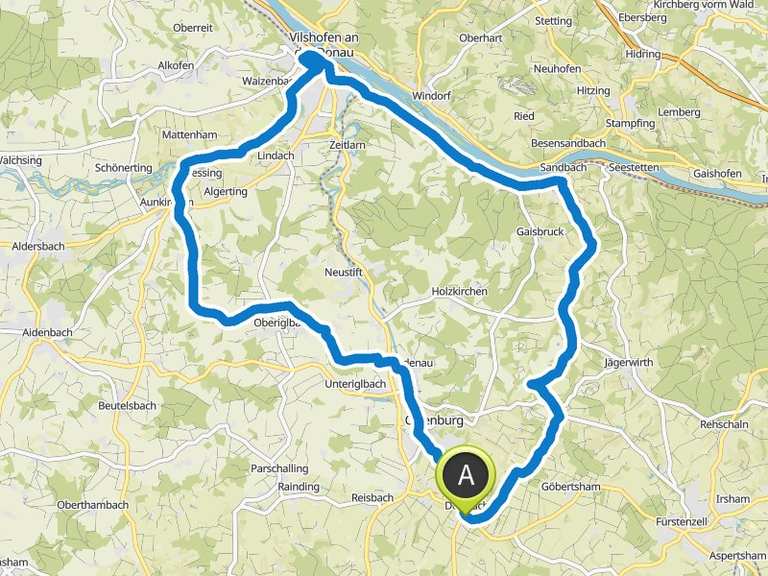 Vilshofen Vilstalradweg im Herbst Runde von Söldenau MountainbikeTour Komoot