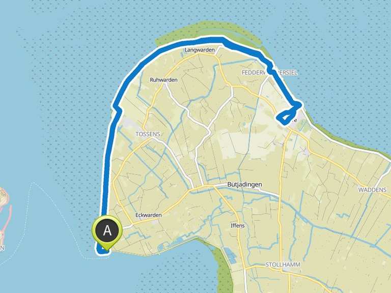 Tossens – Eckwarderhörne Runde von Eckwardermühle | Fahrradtour | Komoot