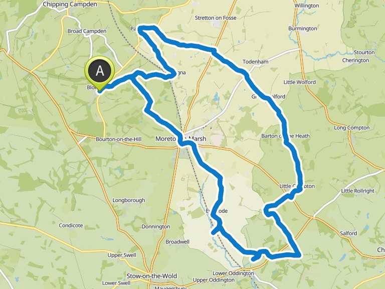 Chipping Campden Chipping Campden Loop from Chipping Norton bike