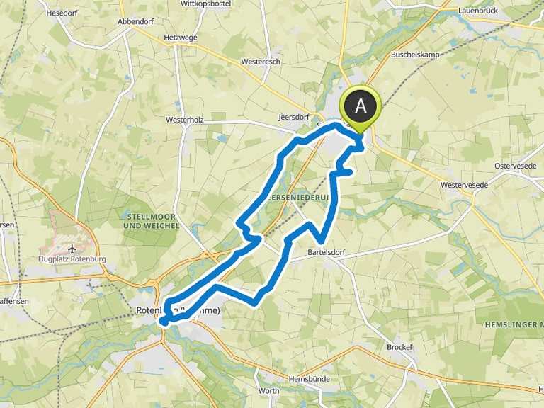 Scheeßeler Mühle – Romantischer Inselpavillon Runde von Scheeßel