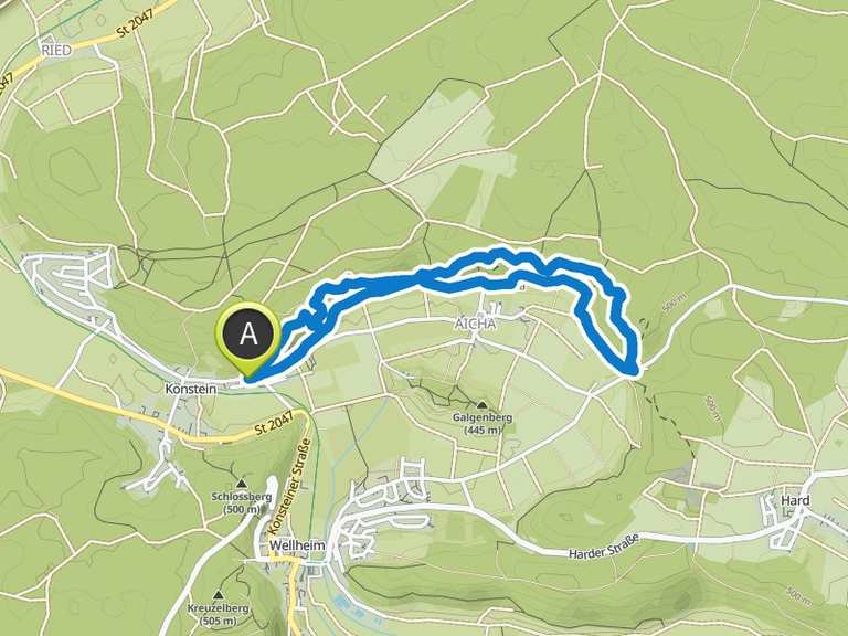 Felsensteig am Oberlandsteig – Dohlenfelsen Runde von Konstein