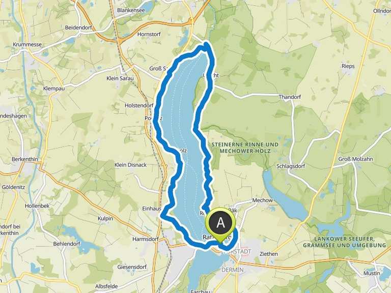 Ratzeburger See – Ratzeburger See (Westseite) Runde von Ratzeburg