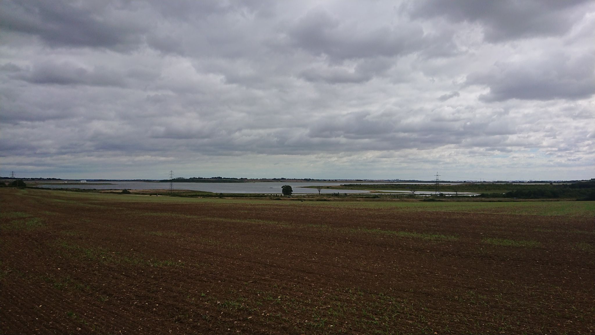 Abberton from farm track