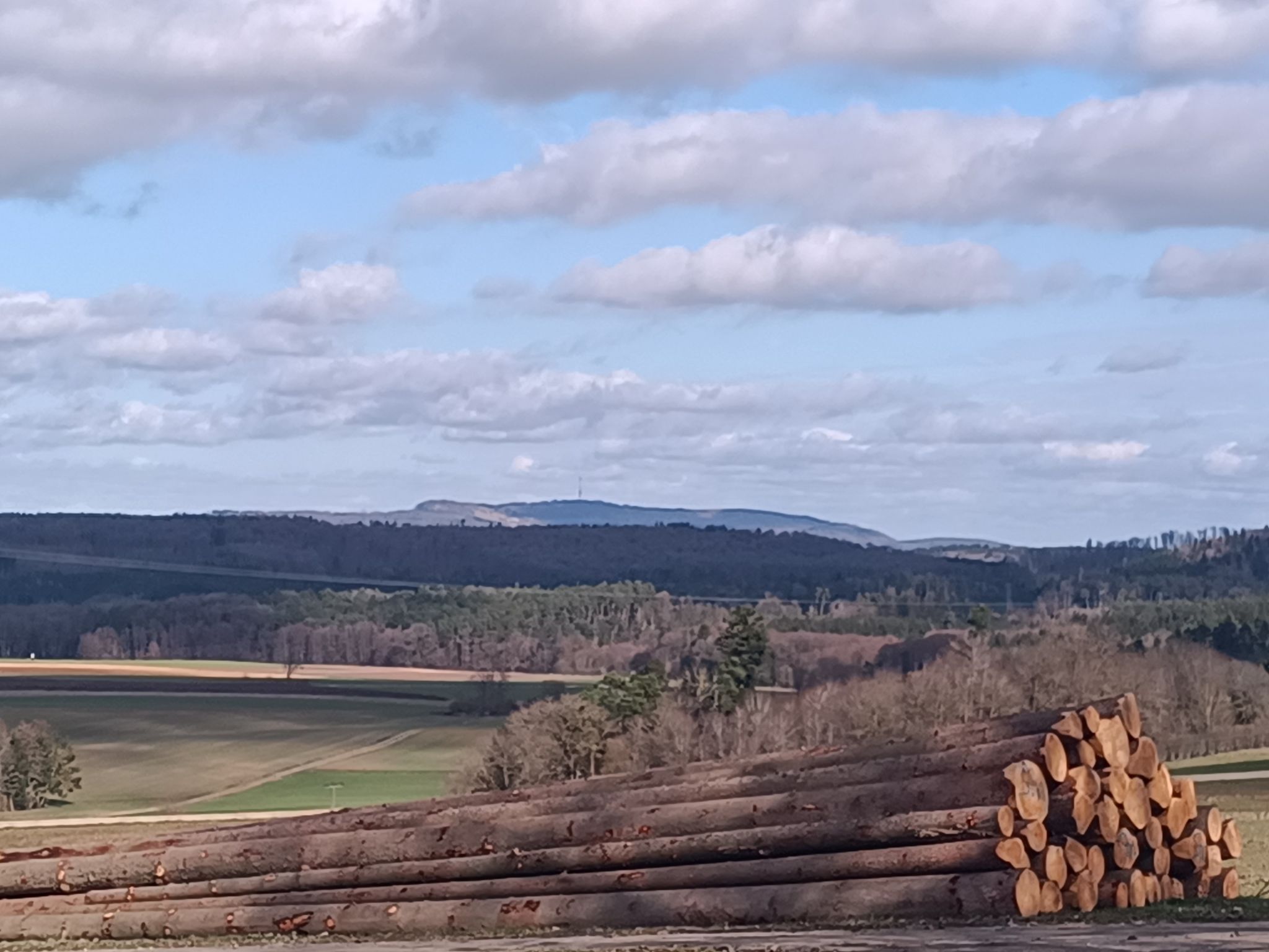 Blick auf den Hesselberg