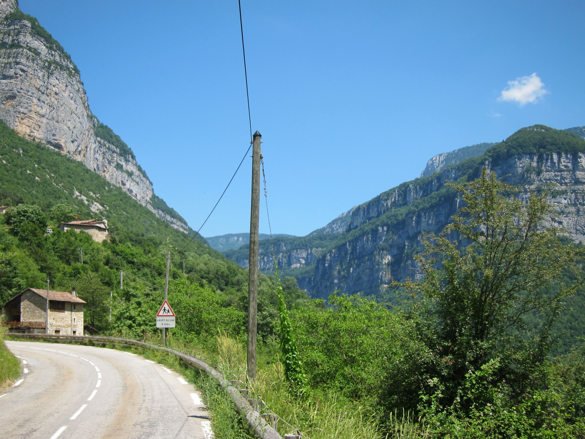 Wieder zurück durch die Bourne-Schlucht