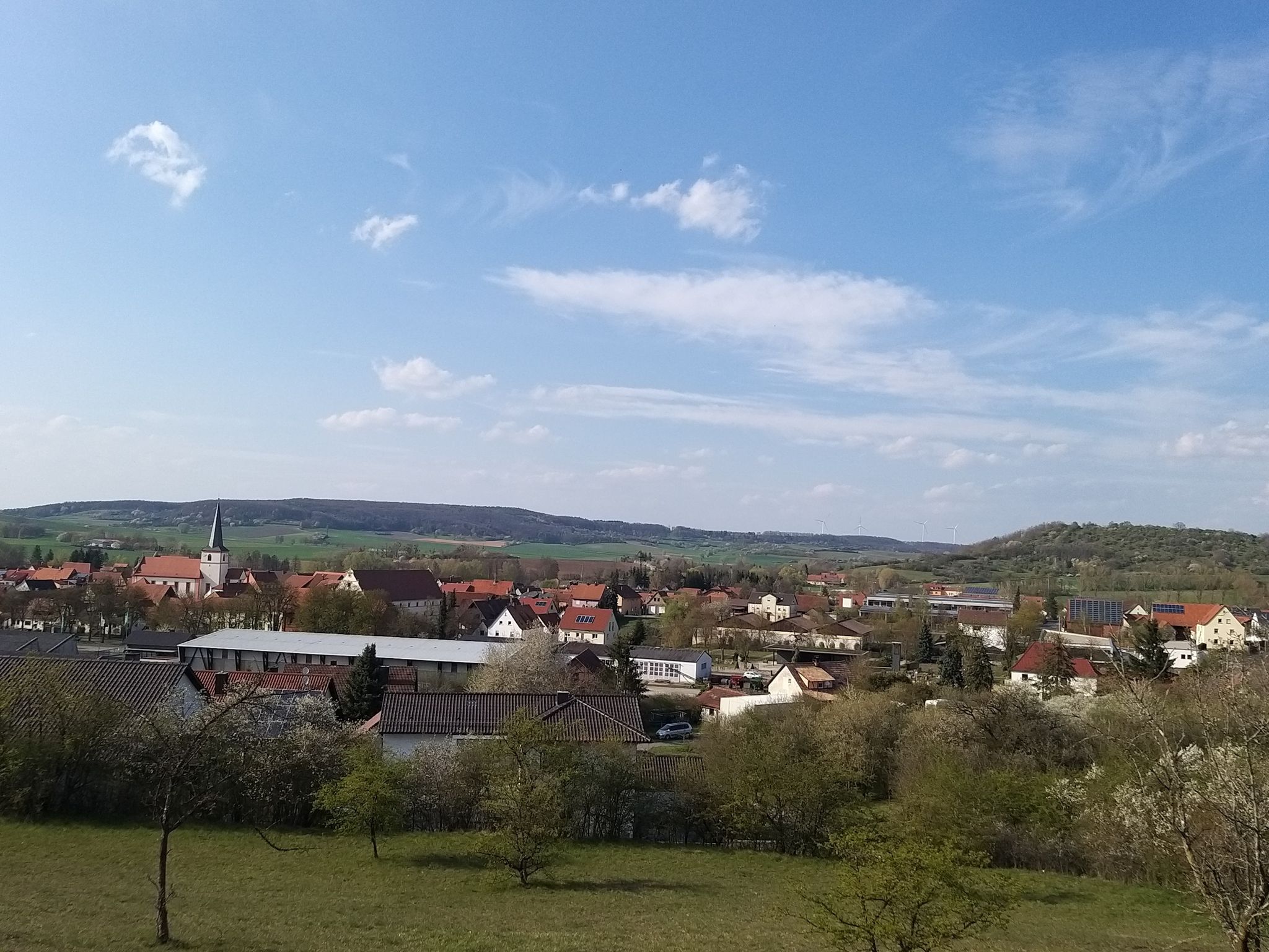 Blick auf Stadtlauringen
