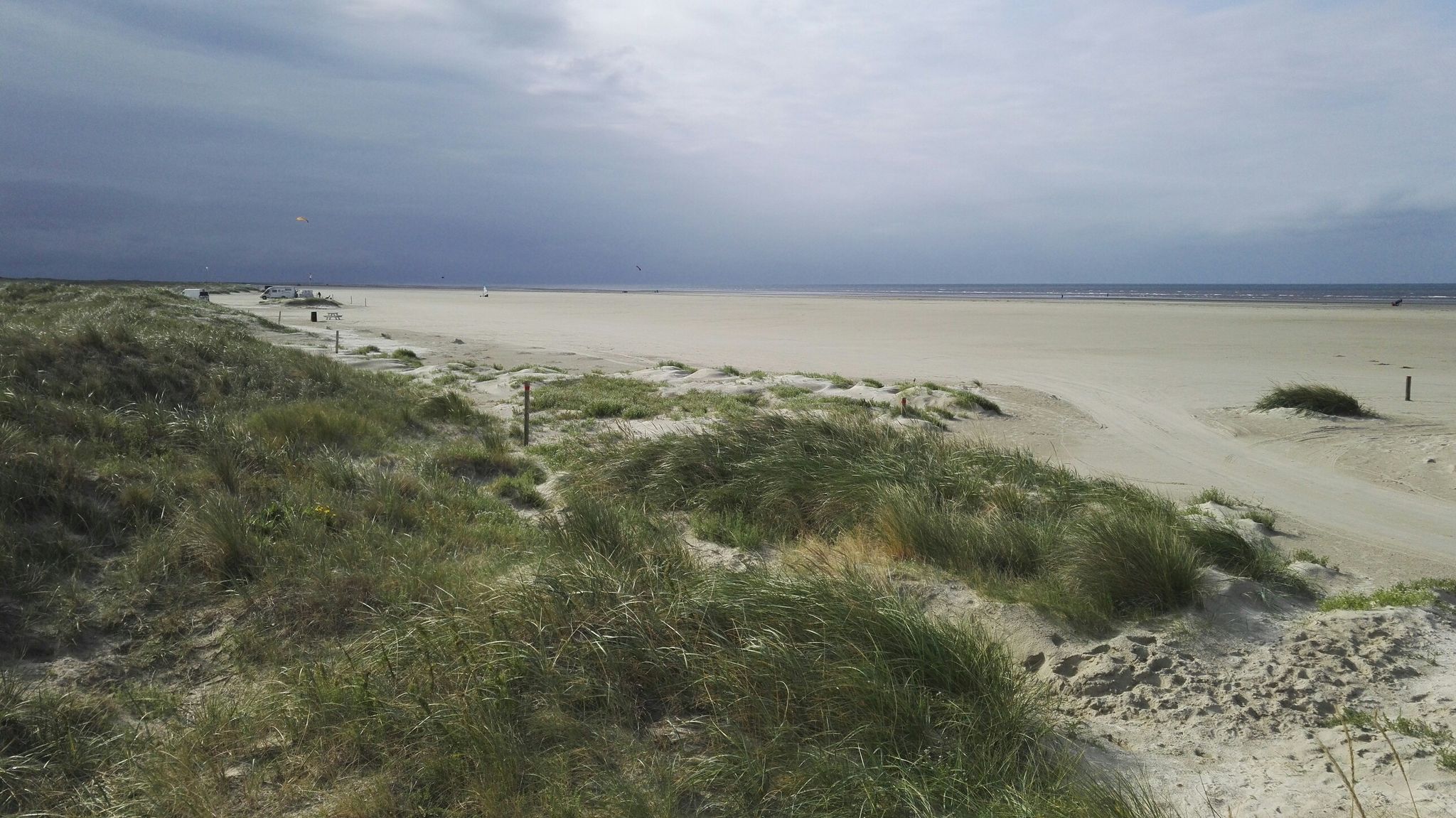 Beginn der Kitebuggyzone