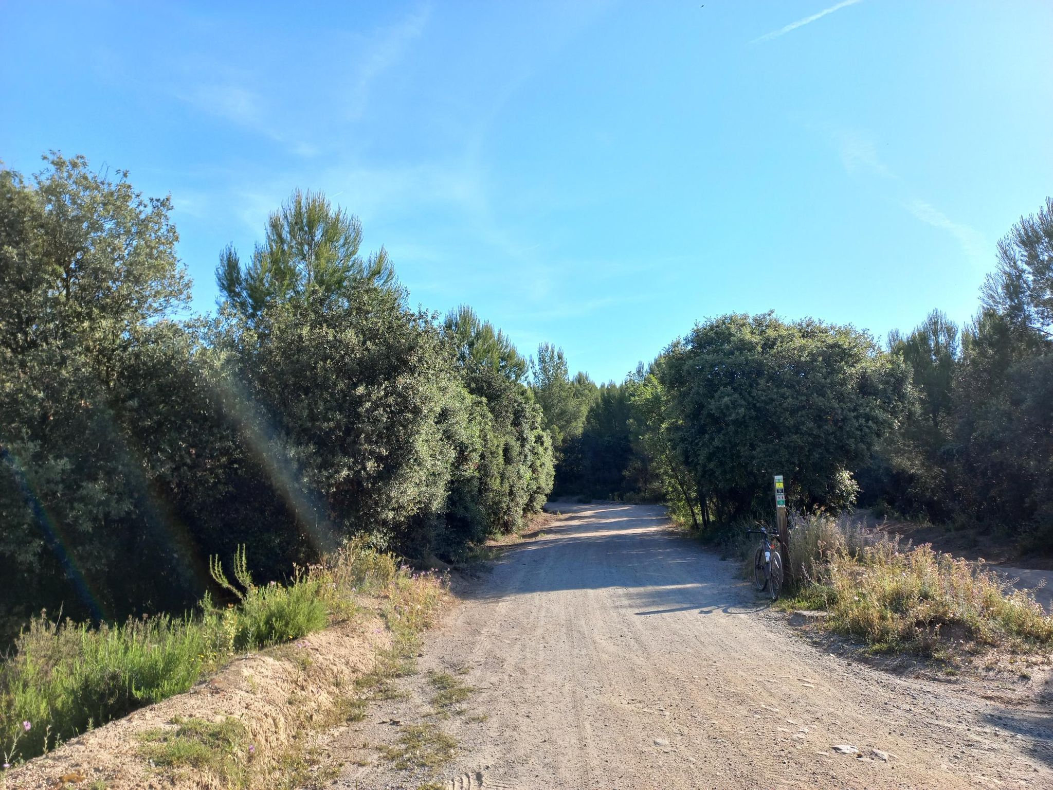 Pista entre Polinyà i Sentmenat