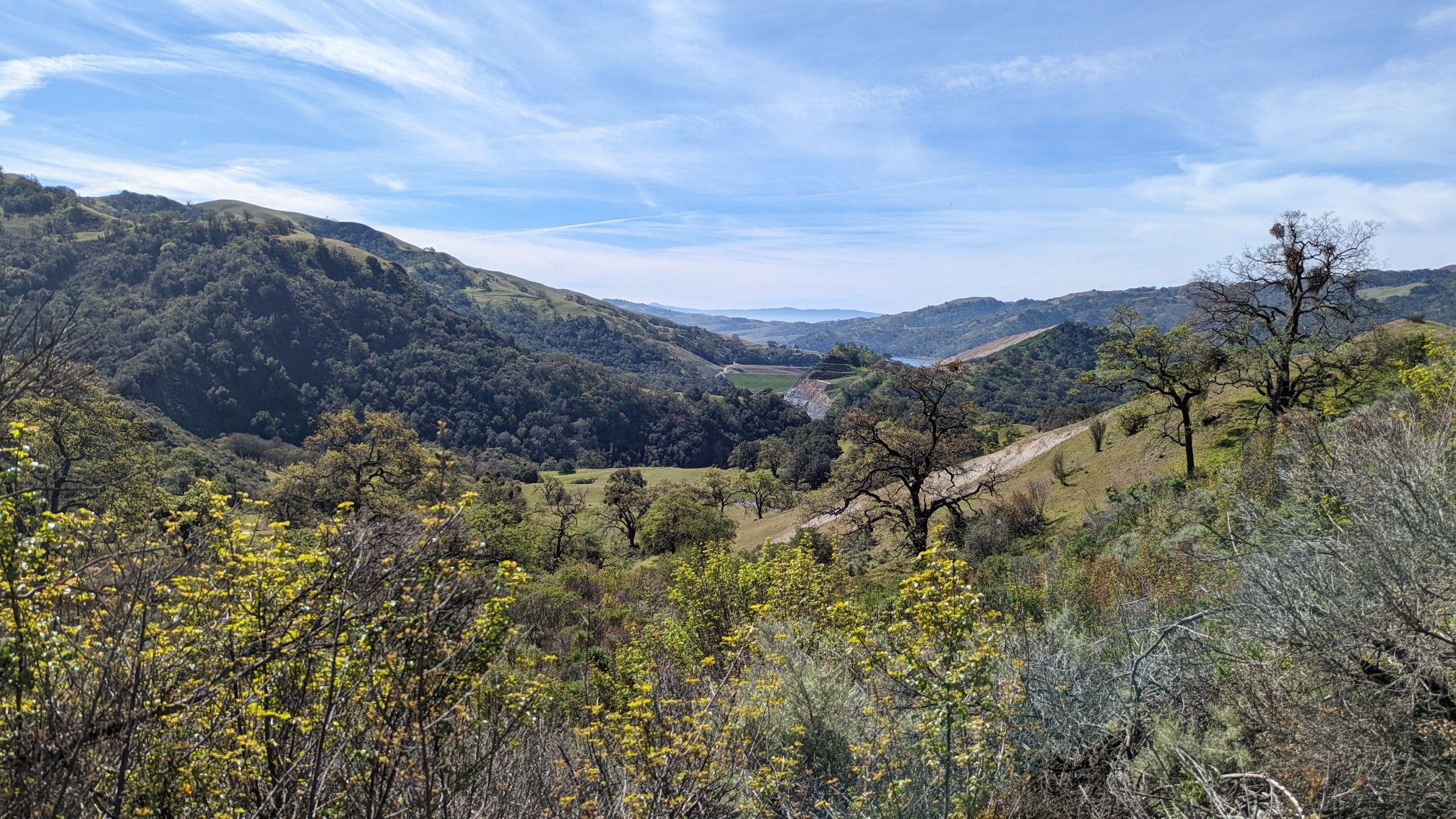 Rolling green hills and valleys under a partly cloudy sky. - Indian Joe Creek, Vista Grande, Eagle View and Canyon View Loop