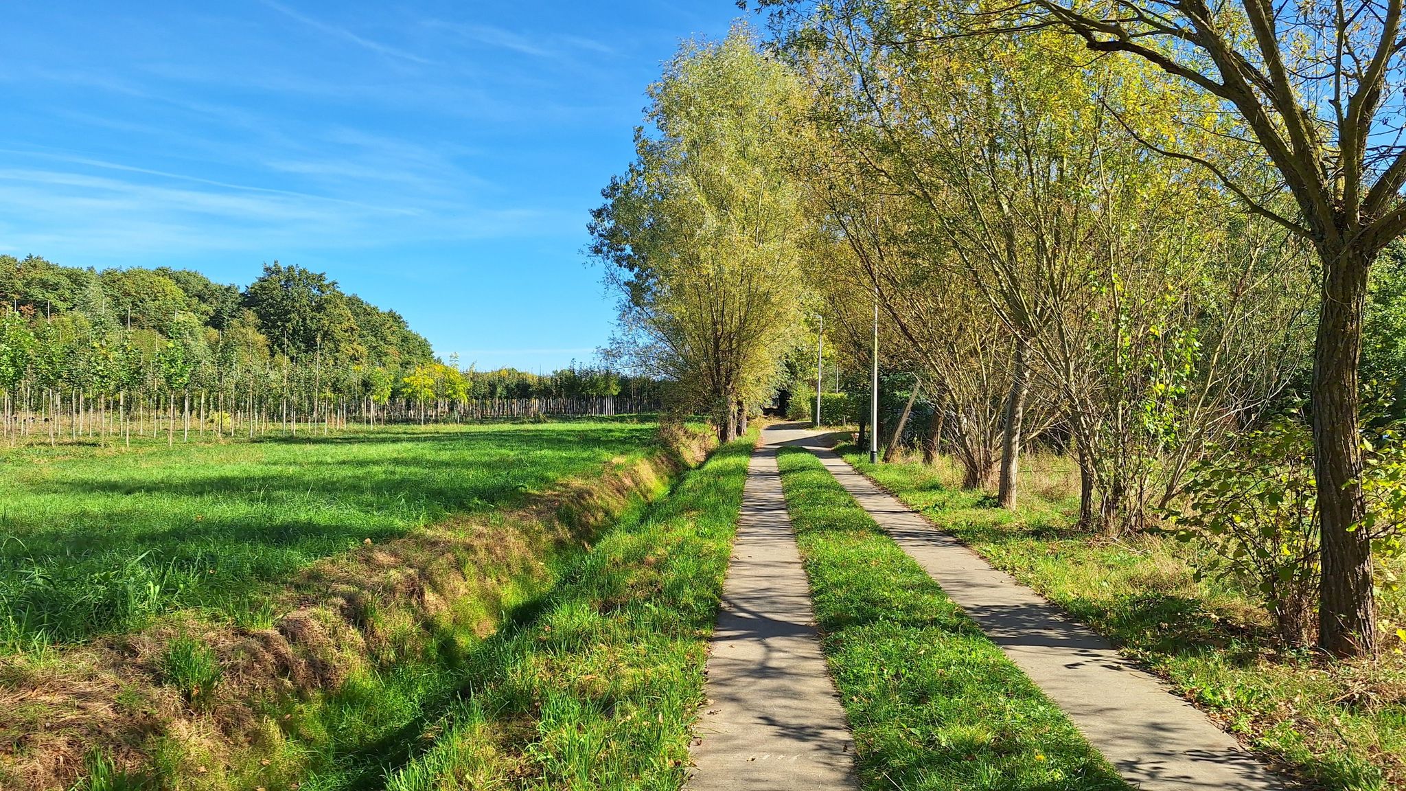 Tweebaanfietspad Strooiselhoeve