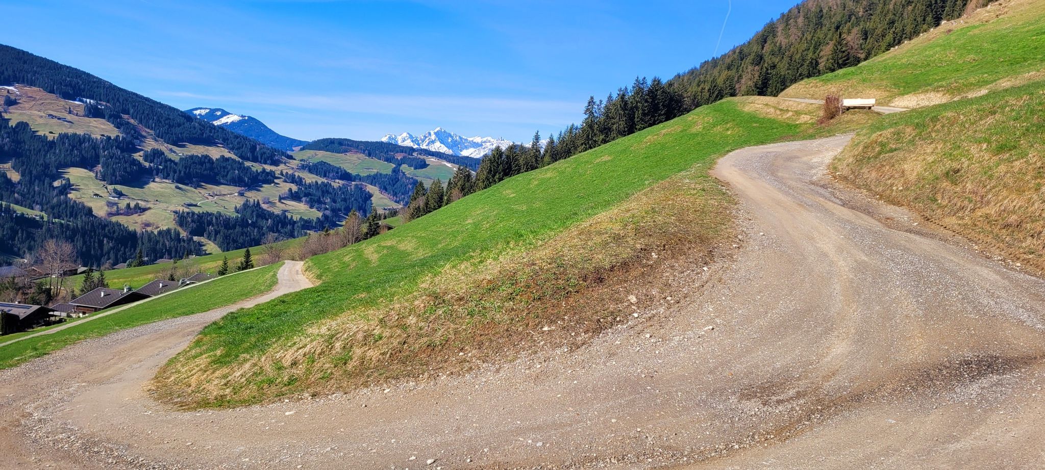 Auffahrt zur Bischoferalm