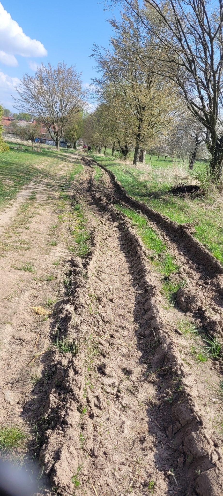 Nur bei trockenem Wetter