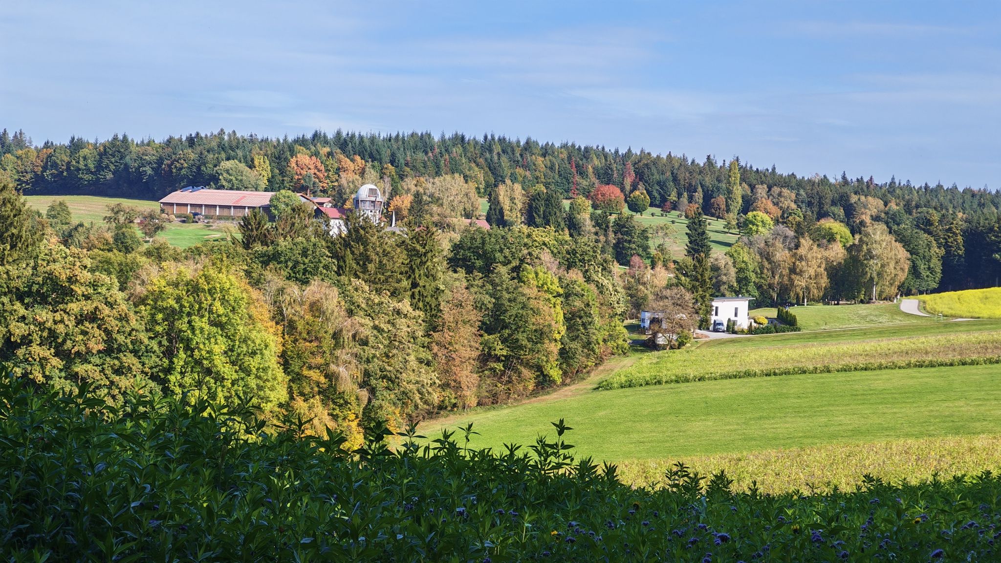 Golfclub über den Dächern von Passau