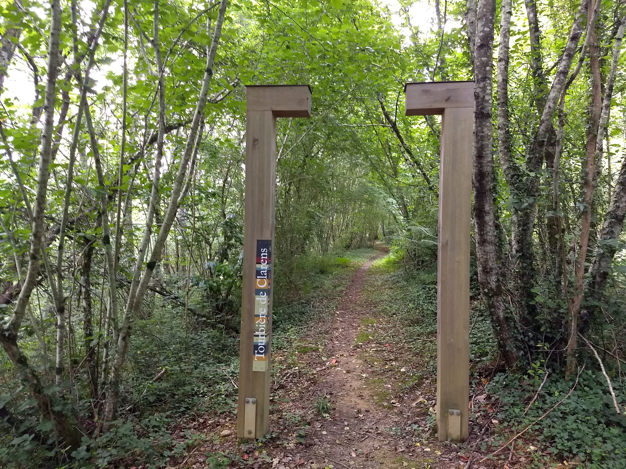 Entrée de la tourbière.