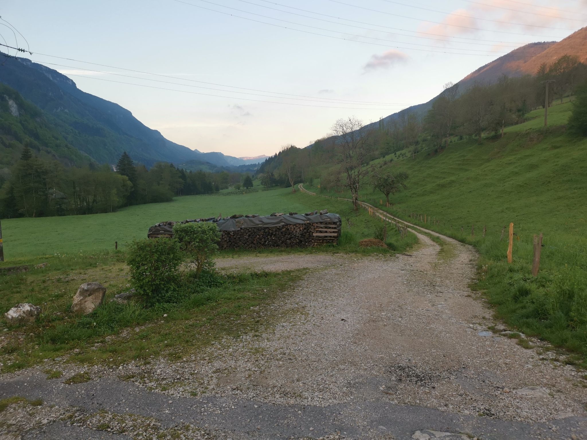 Début de la piste / beginning of the track