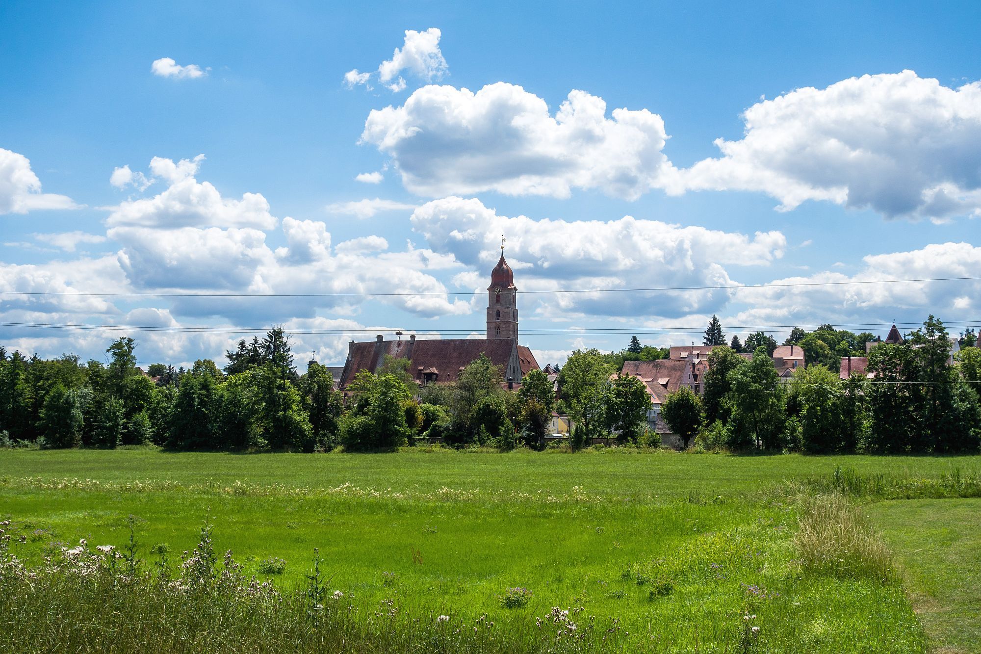 Blick auf Langenzenn