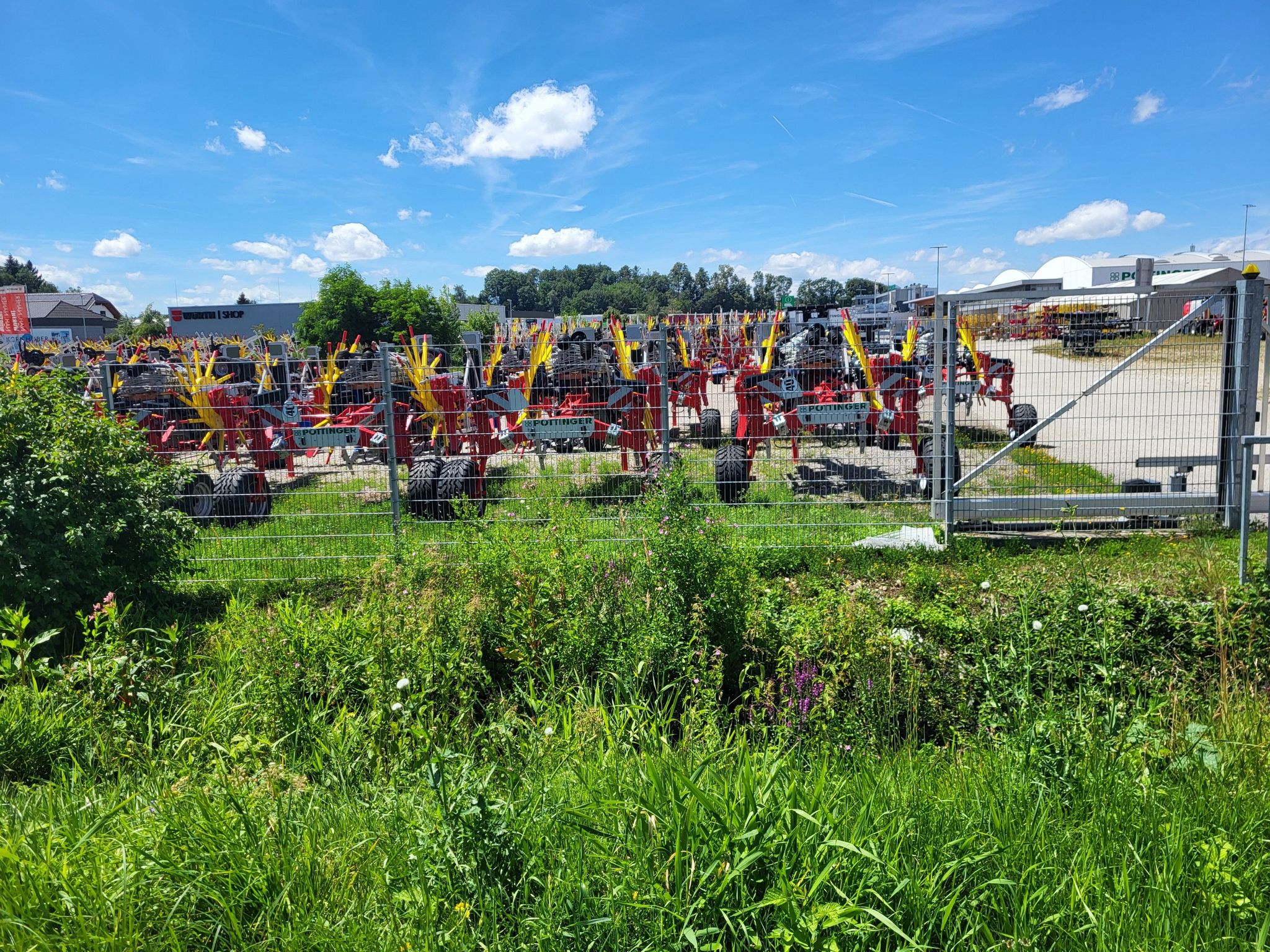 Lagerplatz der Fa. Pöttinger