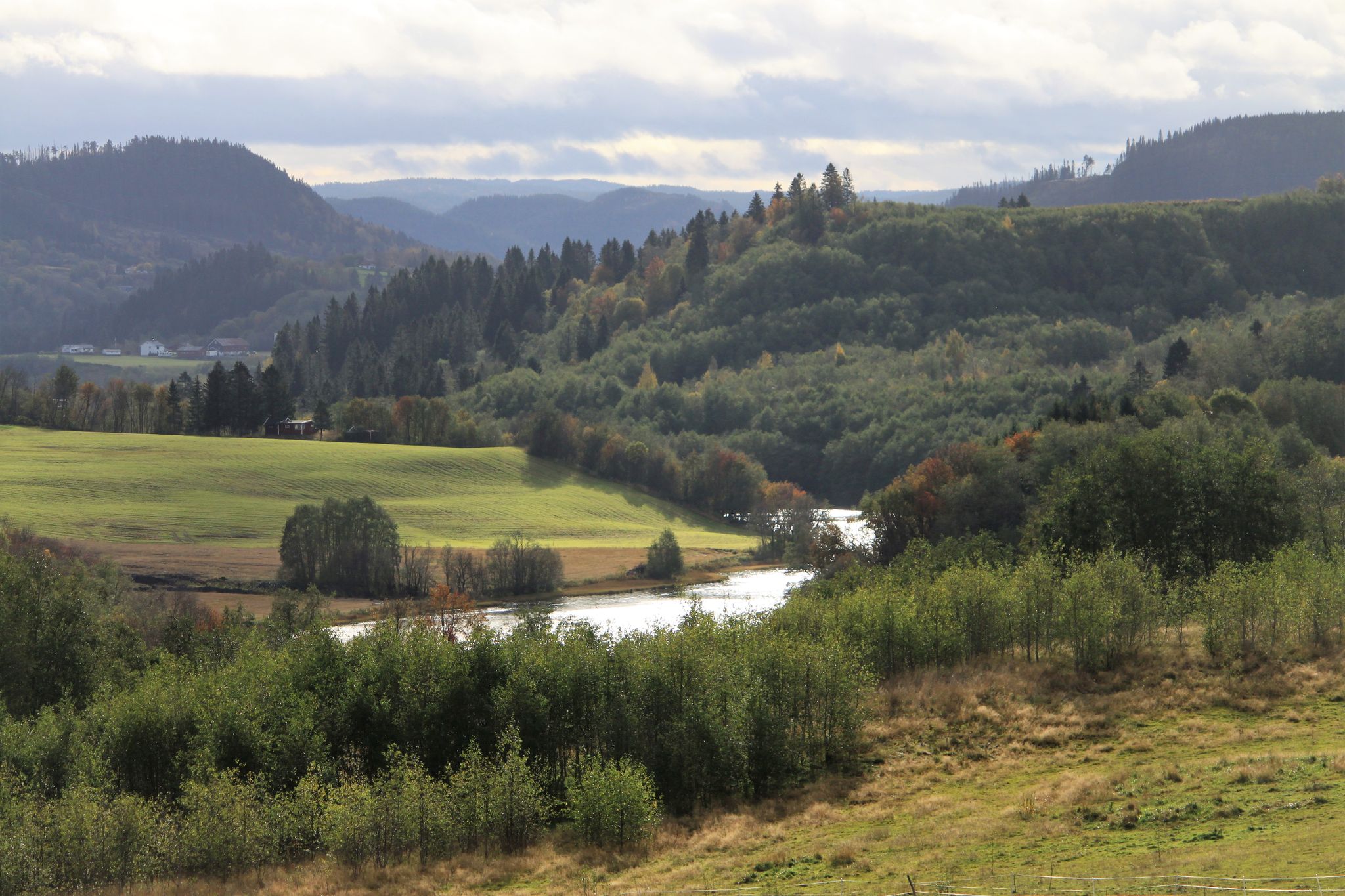 Blick nach Süden ins Tal des Nidelv