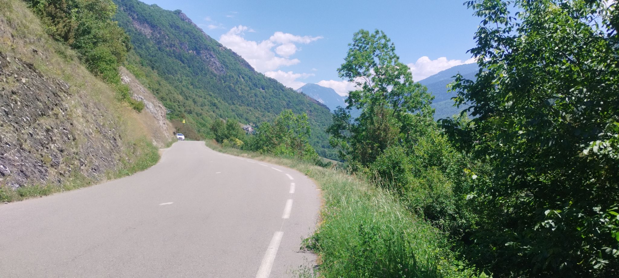 kleine Straße nach Brides-les-Bains 